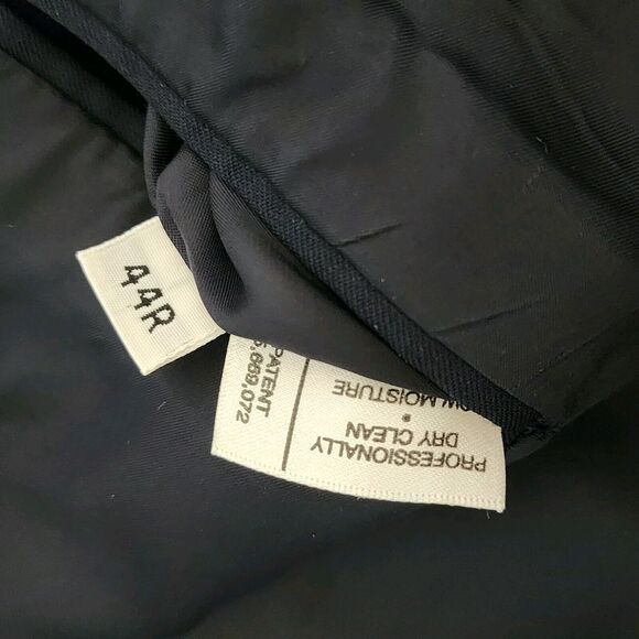 Hart Schaffner Marx Gold Trumpeter Two Button Blazer Men's 44R Blue Lined USA - Picture 10 of 12